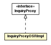 Package class diagram package InquiryProxyOSRImpl