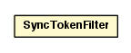 Package class diagram package SyncTokenFilter